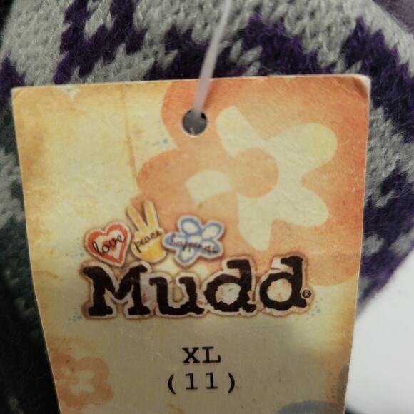 MUDD Blanket Wrap Boot Slippers like Mukluks Black Faux Suede & Fur House shoes - Picture 11 of 16